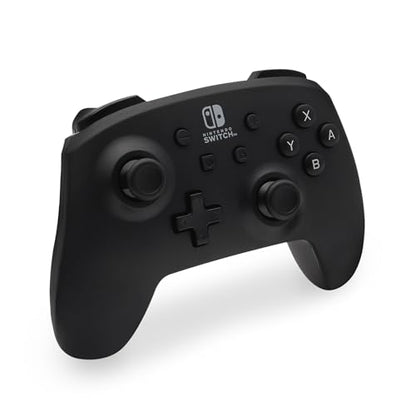 PowerA Wireless Controller - Nintendo Switch/Switch Lite/Switch-OLED Model, Nintendo Switch 2, Jet Black, Gamepad, Bluetooth, Motion Controls, Advanced Gaming Buttons, officially licensed - style: Jet Black