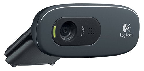 Logitech C270 Desktop or Laptop Webcam, HD 720p Widescreen for Video Calling and Recording (Renewed)