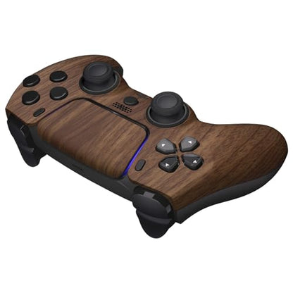 MODDEDZONE M Series Custom controller for PS5 - Wireless, OEM-Quality Custom Designs for Playstation 5 Controller- Diverse & Unique Styles for Enhanced Gaming (Wood) - color: Wood