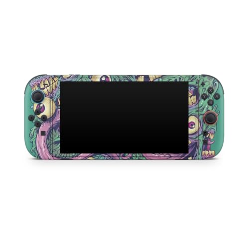 Gaming Skin Compatible with Nintendo Switch 2 Console Only - Eyes and Teeth - Premium 3M Vinyl Protective Wrap Decal Cover - Easy to Apply | Crafted in The USA by MightySkins - color: Eyes And Teeth, size: Switch 2 Console Skin Only, style: Matte Finish