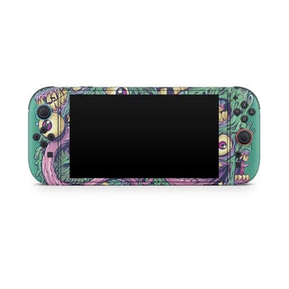 Gaming Skin Compatible with Nintendo Switch 2 Console Only - Eyes and Teeth - Premium 3M Vinyl Protective Wrap Decal Cover - Easy to Apply | Crafted in The USA by MightySkins - color: Eyes And Teeth, size: Switch 2 Console Skin Only, style: Matte Finish