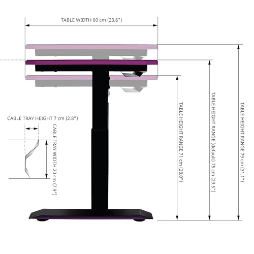 Cooler Master GD120 PC Gaming Desk with Cable Management, Water-Repellent Mousepad, Modern Simple Sturdy Style Table Workstation for Home Office - style: GD120