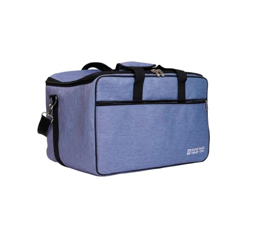 Board Game Bag - Fits 7 Standard Boxes - Carry With Backpack/Shoulder Strap/Luggage Slip - Padded For Protection - Duffle Bag For Travel Or Game Night - Pocket For DND Accessories (Amethyst Purple) - color: Amethyst Purple