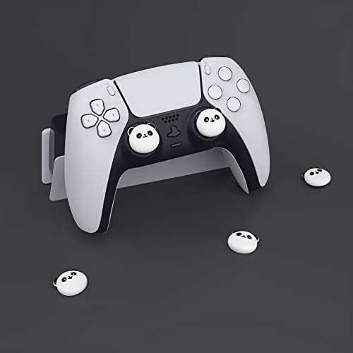 PlayVital Cute Thumb Grip Caps for ps5, Edge, ps4 Controller, Silicone Analog Stick Cover for Xbox Series X/S, Elite Series 2 Controller, Thumbstick Caps for Switch 2 Pro Controller - Chubby Panda - color: Chubby Panda