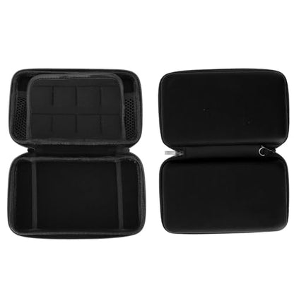 Hard Shell Carrying Case for New 3DS XL/2DS XL - Travel Protective Storage with 8 Game Cartridge Slots & Water Proof PU Exterior (Black) - color: Black