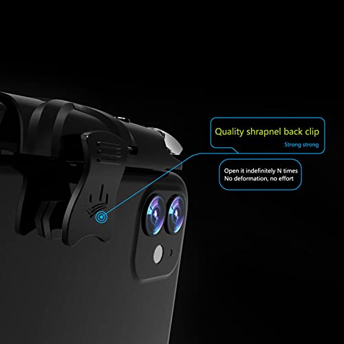 Heayzoki Mobile Game Joystick, Phone Controller Mobile Controller Pulse Automatic High Frequency Click 4 Speed Mobile Game Controller for Gamepads, Android Gaming [Video