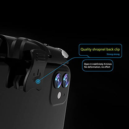 Heayzoki Mobile Game Joystick, Phone Controller Mobile Controller Pulse Automatic High Frequency Click 4 Speed Mobile Game Controller for Gamepads, Android Gaming [Video