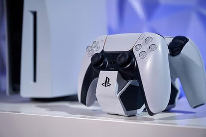 PowerA Twin Charging Station for Dualsense Wireless Controllers, Dualsense Controller Charging, Charge, Sony PlayStation, PS5, Officially Licensed - PlayStation 5 - style: Dual Charging