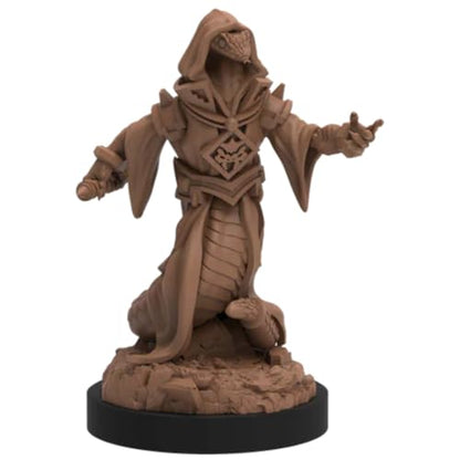 Epic Encounters: Chamber of The Serpent Folk - RPG Fantasy Roleplaying Tabletop Game with 20 Detailed Miniatures, Double-Sided Game Mat, & Game Master Adventure Book with Monster Stats, 5E Compatible | Includes 20 Unpainted Serpent Folk Miniatures, Double