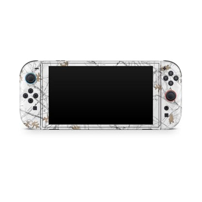 Glossy Glitter Gaming Skin Compatible with Nintendo Switch 2 Console Only - Conceal Snow - Premium 3M Vinyl Protective Wrap Decal Cover - Easy to Apply | Crafted in The USA by MightySkins - color: Conceal Snow, size: Switch 2 Console Skin Only, style: Glo