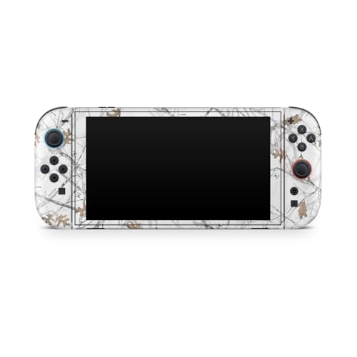 Glossy Glitter Gaming Skin Compatible with Nintendo Switch 2 Console Only - Conceal Snow - Premium 3M Vinyl Protective Wrap Decal Cover - Easy to Apply | Crafted in The USA by MightySkins - color: Conceal Snow, size: Switch 2 Console Skin Only, style: Glo