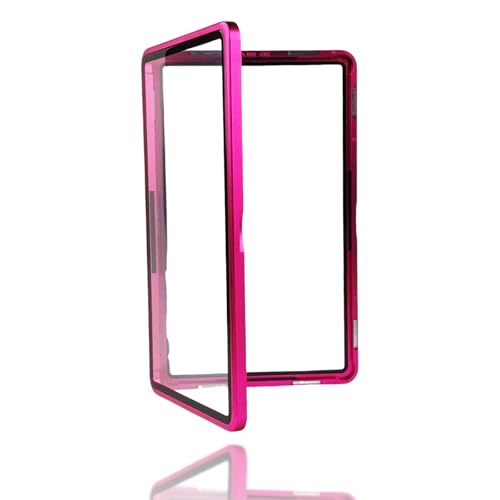 RedCap Magnetic Aluminum PSA Graded Card Holder 35PT Premium PSA Slab Protector Display Case with UV Resistant Glass Fits Standard PSA Graded Sports Trading Cards - Pink Nova - color: Pink Nova