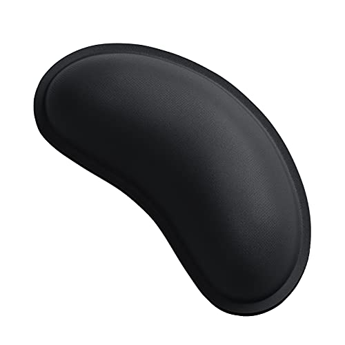 Dapesuom Mouse Wrist Rest, Ergonomic Memory Foam Mouse Wrist for Computer Desk Mats Support, PU Leather Hand Rest Pad Cushion for Gaming, Laptop, Men, Women, Pain Relief & Easy Typing, Black - color: Black, size: Mouse Wrist Rest
