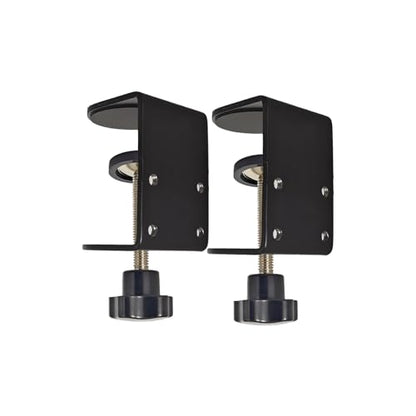 Small C Clamps 2 Inch with 4 Small Holes in the Back, 2-Pack Adjustable Desk C-Clamp for Range 0.39"~2", Versatile Clamp for Brake, Parts Assembly, Fastening, Welding, Woodwork, Metal Work - size: 2 in, style: 2-Pack