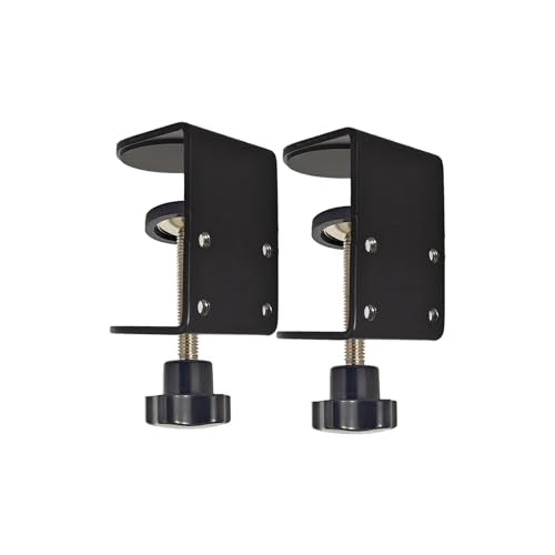 Small C Clamps 2 Inch with 4 Small Holes in the Back, 2-Pack Adjustable Desk C-Clamp for Range 0.39"~2", Versatile Clamp for Brake, Parts Assembly, Fastening, Welding, Woodwork, Metal Work - size: 2 in, style: 2-Pack