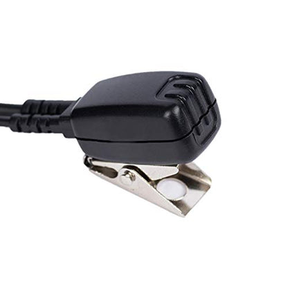 Xpr 3500e G Shape Earpiece Headset Mic PTT, 2 Pack | G-hook earpiece with PTT mic; PU cable. Fits Motorola XPR3500e, XPR3300e, XPR3000 MOTOTRBO radios