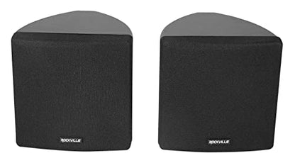 Rockville Commercial Audio Bundle 3.5" Swivel Wall Mount Speakers
