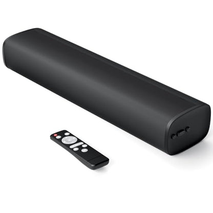 MZEIBO Sound Bar,50W for Smart TV Bluetooth 5.3 Speaker 17 Inch TV Speaker with ARC/Optical/AUX Connections - color: Black