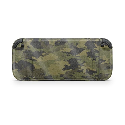 Glossy Glitter Gaming Skin Compatible with Nintendo Switch 2 Console Only - Green Camouflage - Premium 3M Vinyl Protective Wrap Decal Cover - Easy to Apply | Crafted in The USA by MightySkins - color: Green Camouflage, size: Switch 2 Console Skin Only, st