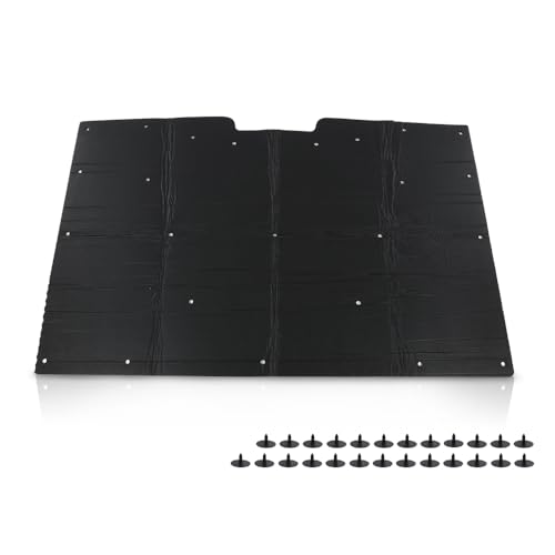 CNNELL Hood Insulation Pad Compatible with Chevy GMC Pickup Truck Jimmy Suburban 1981-1987 Black - style: 1981-1987 Chevy/GMC