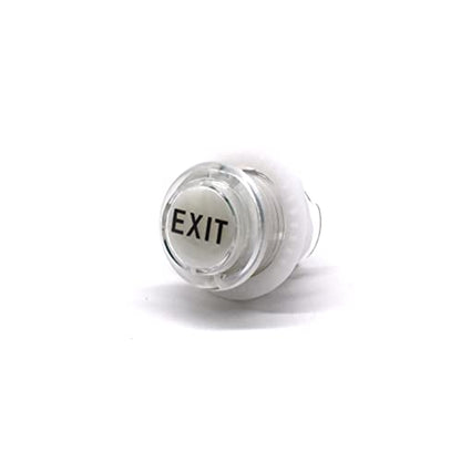 Arcity 4 Pcs/Lot 24mm Arcade LED Push Buttons Illuminated Start Select Coin Exit Lit with Microswitch for Arcade Machine Games Console Parts 5V White New - color: START SELECT COIN EXIT