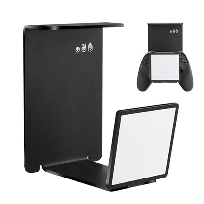 HC128 Headphone Holder Hanger for Desk, Include Adhesive Strips, Universal Headset Stand for PS4/PS5/Xbox/PC/Mac/Headphones Game Controller Hanger (Square) - style: Square