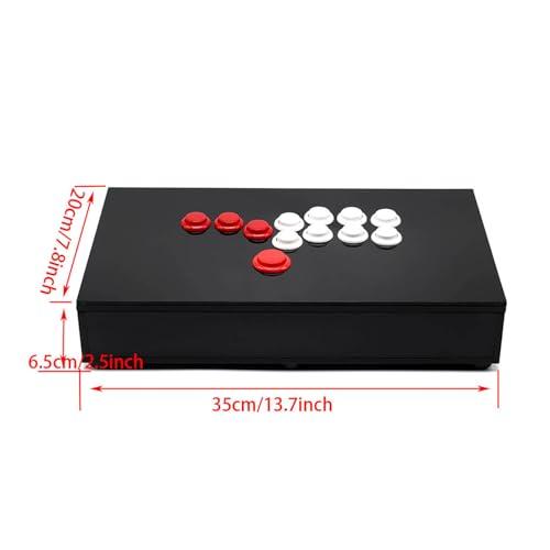Metal Shell Arcade Joystick Fight Stick Controller For PC Gaming Accessories Game Handle Gift For Friend Gamepad Black Arcade USB