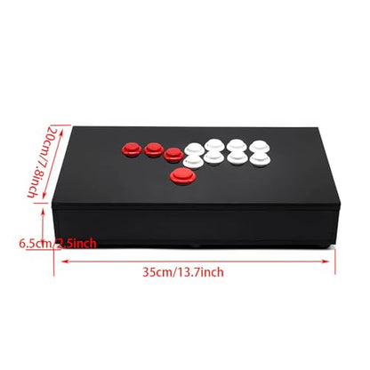 Metal Shell Arcade Joystick Fight Stick Controller For PC Gaming Accessories Game Handle Gift For Friend Gamepad Black Arcade USB
