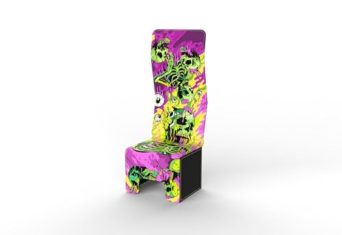 (Melting Skulls) 100% Hand-Drawn TCG/MTG 100+ Card Vault Deck Box - style: Melting Skulls