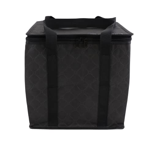 Allplay Lightweight Board Game Bag, Black | Dual Layer Non-Woven Fabric, Carrying Handle, Zippered Lid, Water Resistant - color: Black