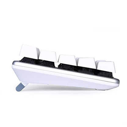 Qisan Happy Deals 10% Discount Off Mechanical Keyboard Gaming Keyboard Blue Switch 68-Keys Mini Design (60%) Gaming Wired Keyboard White Silver Magicforce - color: Blue Switch White Silver Color