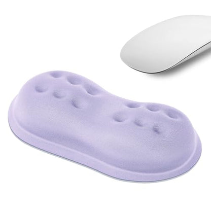 VANKEY Mouse Wrist Rest, Soft Mouse Wrist Support Pad with Memory Foam, Non-Slip Base (Periwinkle Color) - color: Periwinkle