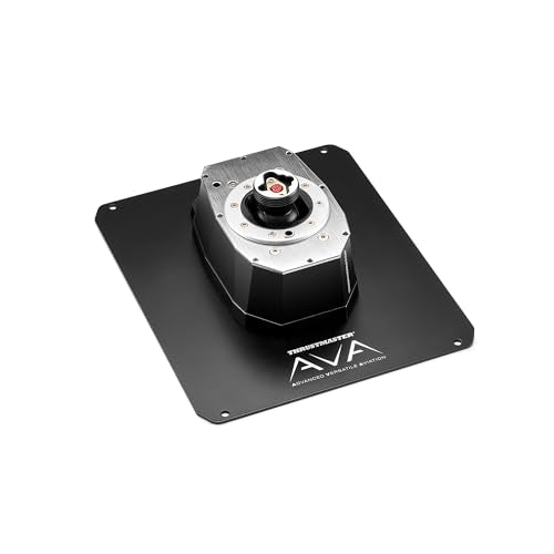 Thrustmaster AVA Desktop Plate, Flight Sim Joystick Base Mount - PC | 23 x 27 cm metal plate, 3.3 lb for stability, 4 screws included, fits AVA and Magnetic Base, for desk or table use - style: AVA Desktop Plate
