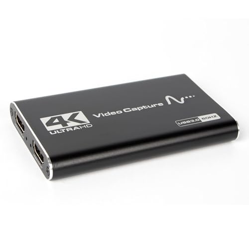 4K Audio Video Capture Device, HDMI to USB 3.0 4K Video Capture Card Game Capture Card USB 3.0,for Living Streaming Broadcasting