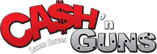 Asmodee Cash 'N Guns 2nd Edition Party Game - Unleash Foam-Powered Heist Intimidation, Bluffing Strategy Game for Kids & Adults, Ages 10+, 4-8 Players, 30 Minute Playtime