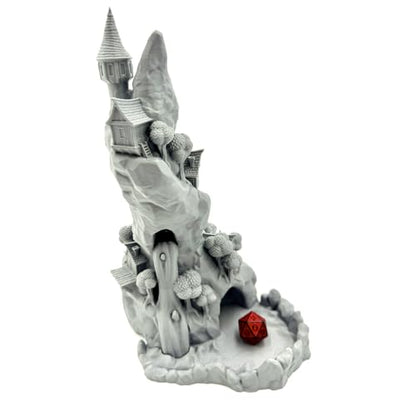 Mountain Village Dice Tower - D&D RPG Tabletop Gaming Accessory - Modular Design for Easy Storage