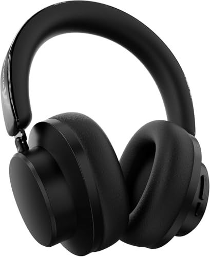 ATTACK SHARK G500 Wireless Over-Ear Noise Canceling Gaming Headphones-Black | Dual Mode-Bluetooth 5.3/3.5mm Audio Wired Cable,20H Playtime,Hifi Stereo Sound,Deep Bass,Built-in Mic for PC Mac Smartphone
