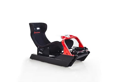 CS-Pro Modular Simracing Cockpit | Fully Adjustable | Direct drive Support, Compatible with Thrustmaster, Fanatec, Moza Racing on PC, Xbox and PS，for Wheels Up to 38NM,Includes 1PCS Expansion Tube - color: CSP Frame+F1 seat