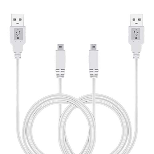 2Pack 10FT Charger Cable for Wii U Gamepad, AC Power Adapter Charger Cord for Nintendo Wii U Gamepad Remote Controller