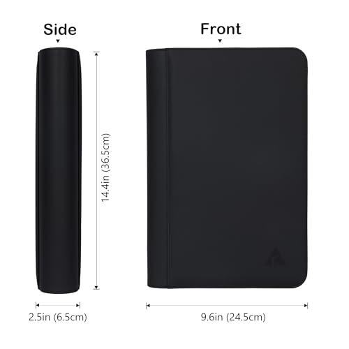 PSA Slab Binder, Holds 40 PSA-Sized Graded Card Slabs | Stores 40 PSA-sized slabs with 4-pocket top-loading pages and included sleeves for graded card protection.