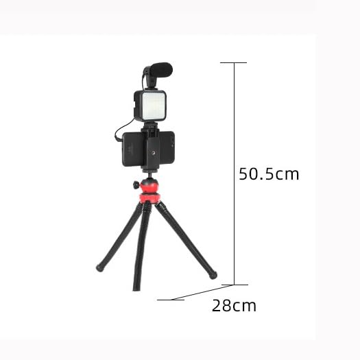 Octopus Tripod Microphone Fill Light Vlog Set Mobile Video Shooting Set