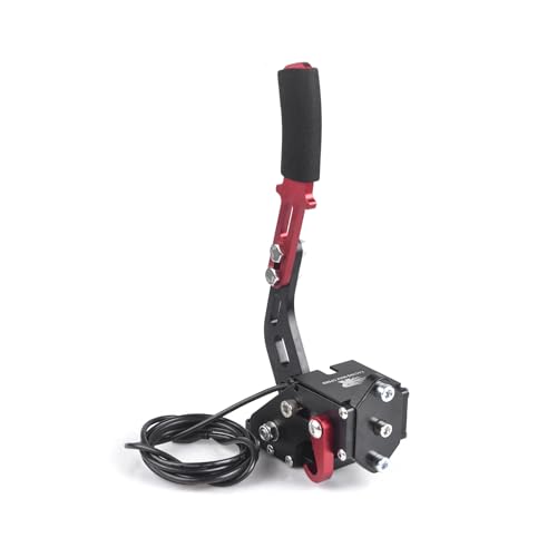 ZHSYMX USB Handbrake for 16Bit SIM PC Racing Games, Compatible with G27 G29 G920 G923 T500 T300 Simulate Linear Handbrake（Only PC System） Black - color: Black, size: Only Handbrake