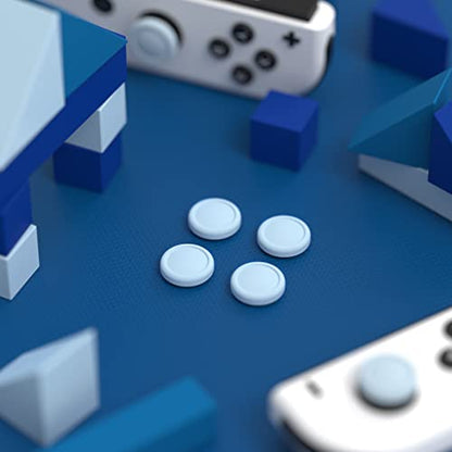 eXtremeRate PlayVital Switch Joystick Caps, Thumbstick Caps, Silicone Analog Cover for Switch Lite & OLED Joycon Thumb Grips - Sky Blue - color: Sky Blue