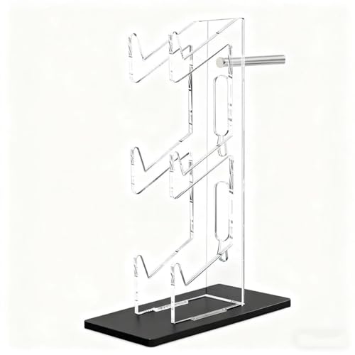 Controller Stand 3 Tiers, Universal Controller Holder Headphone Stand, Headset Holder, Acrylic Controller Display Stand Compatible with Xbox, PS5, PS4, Nintendo Switch - Ideal Desk Mount for Gamers - size: 3 Tiers