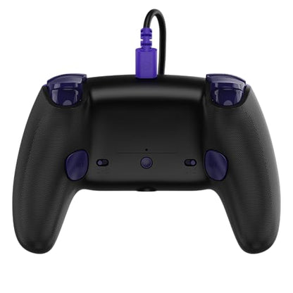Hyperkin The Competitor Wired Controller for XBOX Series X|S, XBOX One & PC with Hall Effect Joysticks & Impulse Triggers; Symmetrical Layout & Precision D-Pad - Officially Licensed XBOX - Murasaki - color: 퍼플.