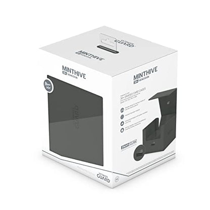 Ultimate Guard Minthive 30+, Deck Case for 30 Magnetic Card Cases, Perfect Storage for Graded Cards, Grey, Secure Closure & Snaplock Mechanism - color: Grey