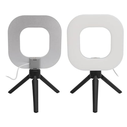 USB Video Light with 10 Brightness Levels and 5 Color Temperatures 1500lm 72 LED Clip On Laptop Lamp with Tripod for Live Streaming Makeup Video Conferencing