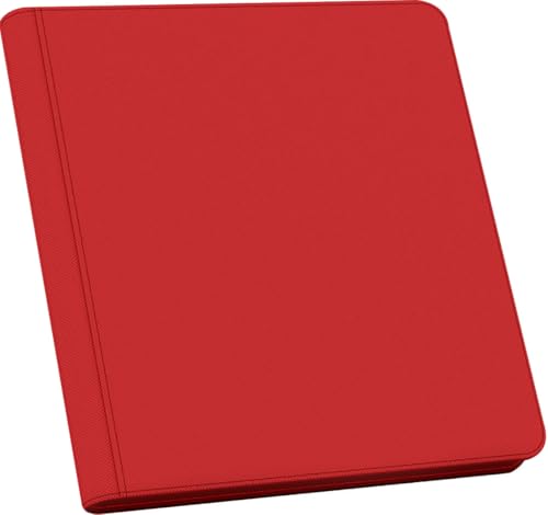 1000+ Pockets Trading Card Binder, 16 Pocket Ringless Side Loading Card Holder Album, Trading Card Album Fit for YuGiOh, MTG, TCG, Game Cards, Sports Cards, Business Cards (Red) - color: Red