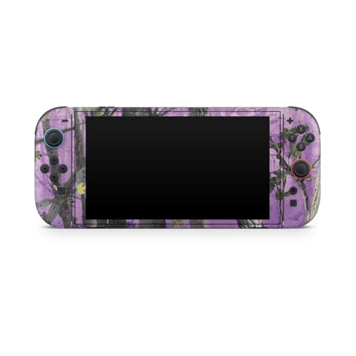 Glossy Glitter Gaming Skin Compatible with Nintendo Switch 2 Console Only - Purple Tree Camo - Premium 3M Vinyl Protective Wrap Decal Cover - Easy to Apply | Crafted in The USA by MightySkins - color: Purple Tree Camo, size: Switch 2 Console Skin Only, st