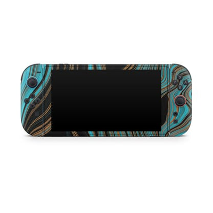 Gaming Skin Compatible with Nintendo Switch 2 Console Only - Blue Canyon - Premium 3M Vinyl Protective Wrap Decal Cover - Easy to Apply | Crafted in The USA by MightySkins - color: Blue Canyon, size: Switch 2 Console Skin Only, style: Matte Finish
